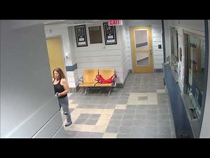 Video Footage Shows Woman Opening Fire Inside Police Station