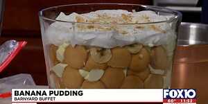 Banana Pudding with Barnyard Buffet
