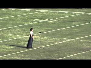 野々村彩乃 国歌独唱（第６７回甲子園ボウル 試合前セレモニー）