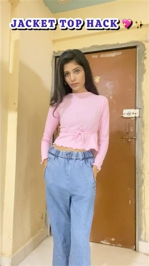 Jacket To Top Hack | Viral Fashion Hack