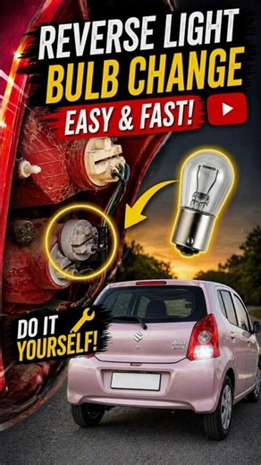 How to replace a Reverse Light Bulb in Suzuki Alto/Nissan Pixo