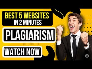 🔥 The BEST FREE Plagiarism Checkers in 2025 (Beyond Turnitin!)