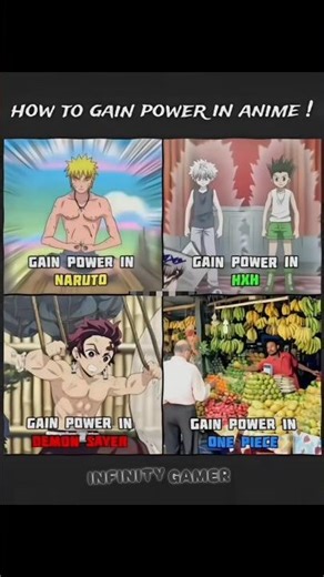 HOW TO GAIN POWER IN ANIME