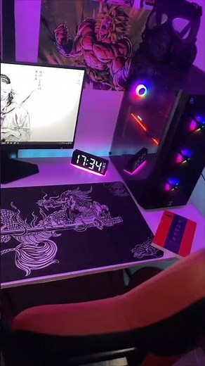 XXXXL Mouse Pad Gaming Setup | Clean Aesthetic Desk Transformation 2025