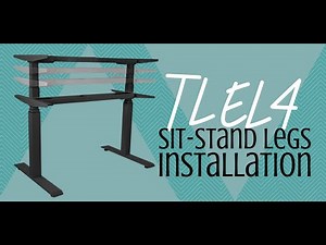 Electric Adjustable Table Leg Installation