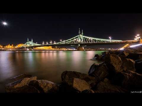 Budapest at Night ✨ Relaxing River Sounds & City Lights | 4K