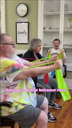 Exercises with Thomas in Musical Retirement Home at Seeley’s Bay#seniors#exercises#mentalhealth