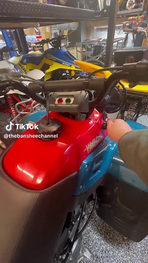 Day 8, 1996 Yamaha Warrior 350 electric start 6speed manual clutch with reverse.