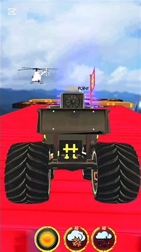 Monster Truck Conquers Every Obstacle to Reach the Finish! 🏁🔥