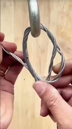 Clever Way to Tie Wire Ropes Without Using Clamps