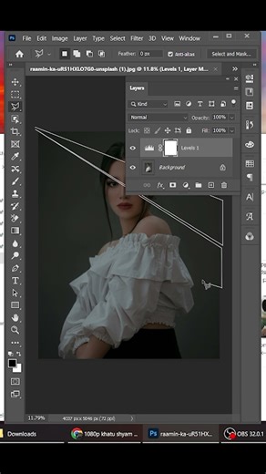 Add Cinematic Dramatic Lighting in Photoshop ✨#adobe #photoshop #photoshoptricks #photoshopcafe