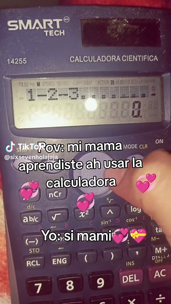 Tutorial calculadora con procedimiento: Cómo escribir en la calculadora