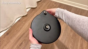 theaoo Heavy-Duty Toilet Paper Holder Stand – Modern Freestanding Bathroom Toilet Tissue Paper Roll Holder with Reserve & Storage, Stainless Steel (Black, Free Standing)