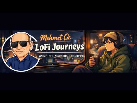 Midnight Bus Lights ✨ Anime LoFi Loop