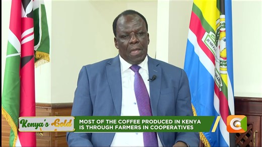CS Wycliffe Oparanya: One of the key challenges of coffee production is governance within the cooperative movement. There is also lack of proper support by the government and private sector and lack of transparency to the farmers on how coffee is sold. We have some Bills that when passed, will address these issues #kenyasgold | Citizen TV Kenya