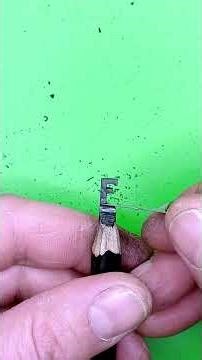 This Pencil Carving Technique is Genius #lifehack #diy