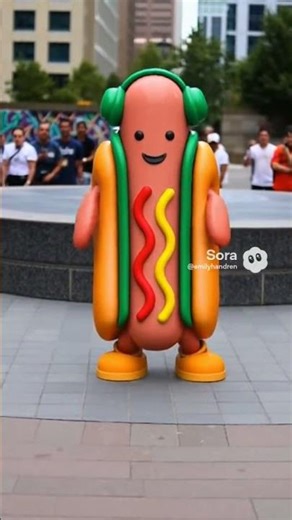 The dancing hotdog that broke the internet #viral #snapchat #trending