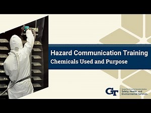 Hazard Communication Training: Chemicals Used and Purpose