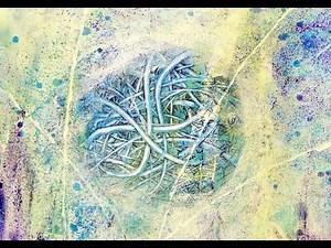 Acryltechniken kombinieren, Abstract exploration, Combining acrylic techniques