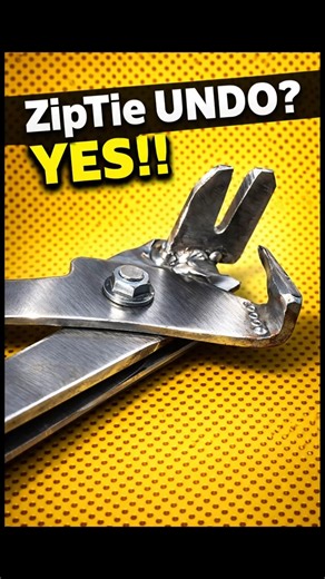 Diy Zip Tie Undo Plier😱 - Unique Genius Design #diy #shorts #ziptie #automobile