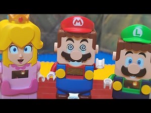 LEGO Mario the best Action Bricks of all time Secret with Luigi and Peach