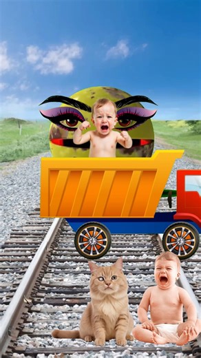 When Bigfoot Attacks.. Cute Baby & Cat Fight Back😜 #funny