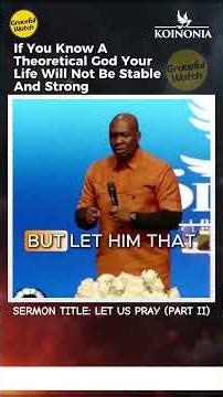 Every Believer Has a Scriptural Right to Know God #apostlejoshuaselman #koinoniaglobal #koinonia