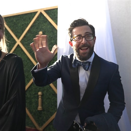 Adam Rose is all smiles and ready for the red carpet! #GoldenGlobes | Golden Globes