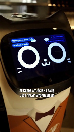 Robot kelner #merkury #kudowazdroj #restauracja