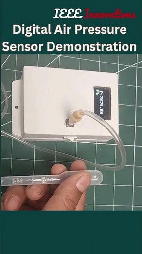 Digital Air Pressure Sensor Demonstration 📟💨