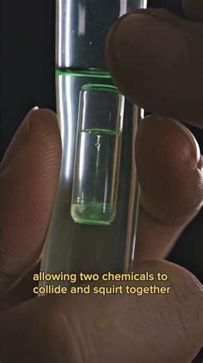 Making Liquid Light! 💡 #chemistry #coolfacts