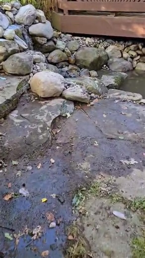 Our team built this stunning pondless waterfall in just one day! 💧🌿 Don’t wait to add peace and tranquility to your backyard. Call 845-651-4100 today to get started! #BackyardWaterfall #LandscapeDesign #PondlessWaterfall | Garden State Koi Pond & Waterfall Design Center