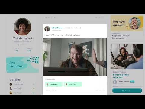 Workvivo Demo | Motion Graphics + Figma UI Design