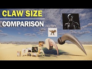 Claw size Comparison, Animals &Monsters