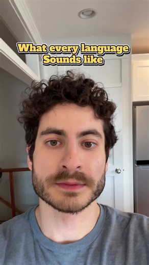 What languages sound like when you don’t speak them #language #languages #languagenerd #viral #comedy