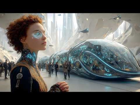 Neo Golden City 2050 (4K) | Futuristic Nature & Advanced Civilization