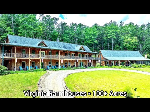 Virginia Farmhouses For Sale | 100+ Acres | Virginia Land For Sale | Superhost Income Potential