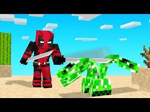 Playing MINECRAFT As DEADPOOL!