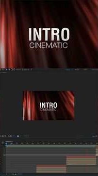 "Cinematic Title Animation | After Effects Intro"