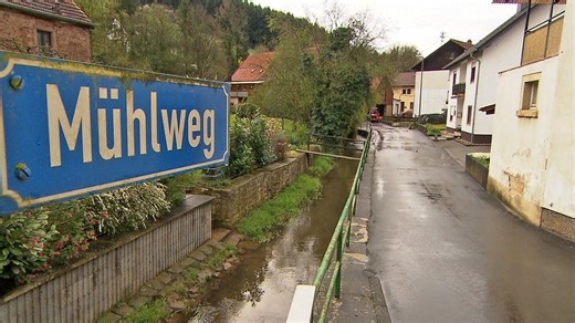 Der Mühlweg in Glanbrücken