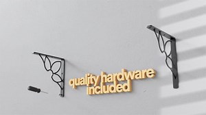 Modern Decorative Floral Shelving Bracket, Black Metal Floating Shelf Bracket, Rustic Farmhouse Retro Shelf Bracket, DIY Shelving Brackets - Etsy