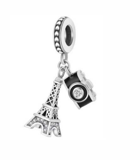 Paris Eiffel Tower Camera Charm Fit for Pandora Bracelet , 100% Genuine 925 Sterling Silver Charm , Best Gifts - Etsy