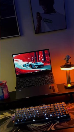 Set Up Laptop😍 #setup #laptop #kamaraesthetic #pcgaming #desksetup #laptopgaming #cozy