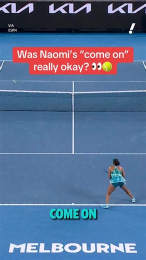 Explaining why Naomi Osaka’s “come on” didn’t result in a warning at the Australian Open. | Yahoo Sports