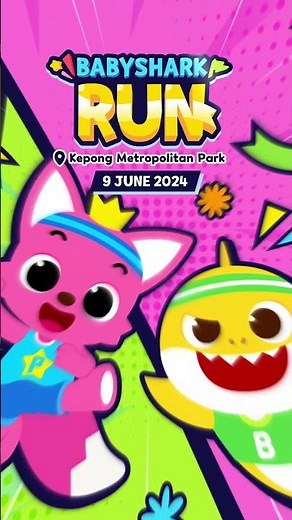 Ikut #BabySharkRun di Malaysia 🇲🇾 Register SEKARANG!
