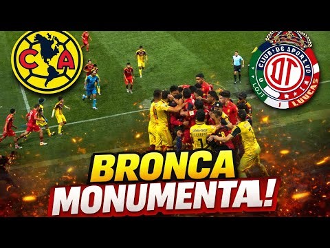 🔥 MONUMENTAL BRAWL at the Azteca! América wins and Toluca EXPLODES 😱👊