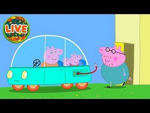 ☀️Peppa Pig’s SUMMER Holiday Adventures LIVE! 🏖️ | English Full Episodes Cartoon |Travel Days Out 🎡🚗