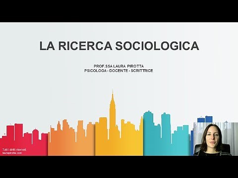 3. Sociological research (Istat, quantitative and qualitative methods)