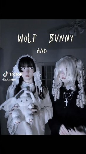 “bunny and wolf trend” // ib: @skineor on tt // #trend #meme #viral #bunny #wolf #cosplay #editing
