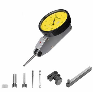 Mitutoyo 513-414-10T (0.01mm) Horizontal Type Dial Test Indicator 4/8mm Stem With Bracket 0.5mm - DML